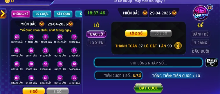 Lô Đề 1 Ăn 900 Tại RikVip Cơ Hội Đổi Đời Vàng Cho Mọi Game Thủ