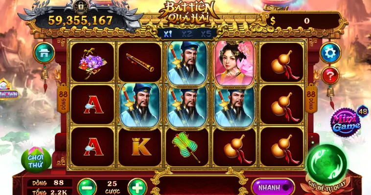 Nổ Hũ Bát Tiên Quá Hải Tại RikVip Cơ Hội X2 Tài Khoản Trong Tích Tắc