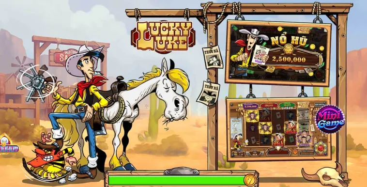 Nổ Hũ Lucky Luke Tại RikVip Trải Nghiệm Quay Hũ Phong Cách Cao Bồi