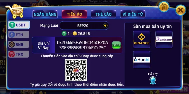 Nạp Tiền Bằng Thẻ Cào Tại RikVip Siêu Tốc Cho Game Thủ