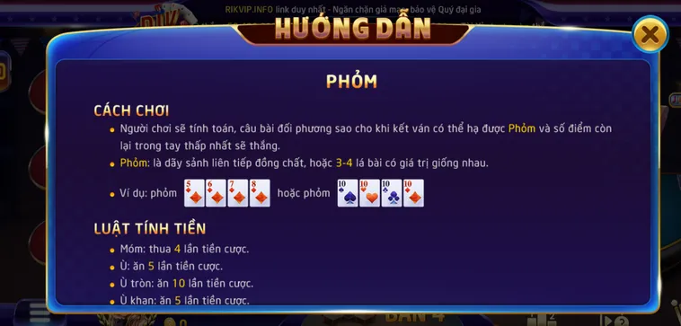 Phỏm Tại RikVip Sân Chơi Bài Đỉnh Cao Cho Anh Em Thợ Săn Số Một