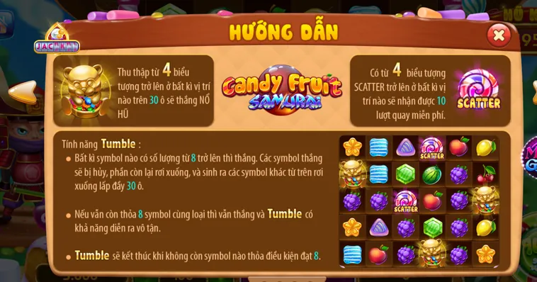 Nổ Hũ Candy Fruit Samurai Tại RikVip Săn Tiền Tỷ Trong Tầm Tay