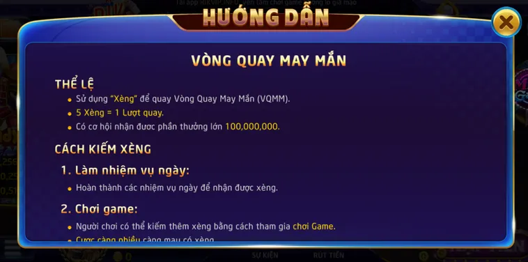 Minigame Vòng Quay May Mắn Tại RikVip Cơ Hội Đổi Đời Trong Tích Tắc