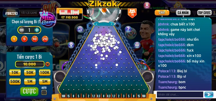 Trải Nghiệm Minigame Zik Zak Tại RikVip Săn Thưởng Cực Hấp Dẫn Mỗi Ngày